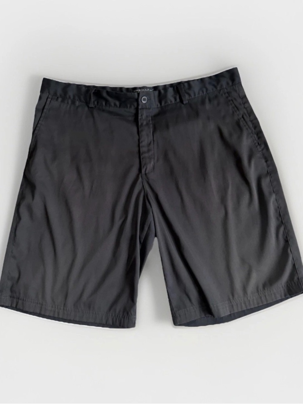 Nike Golf Tour Performance Dri-FIT Flat Front Shorts Black Size 38 Athletic